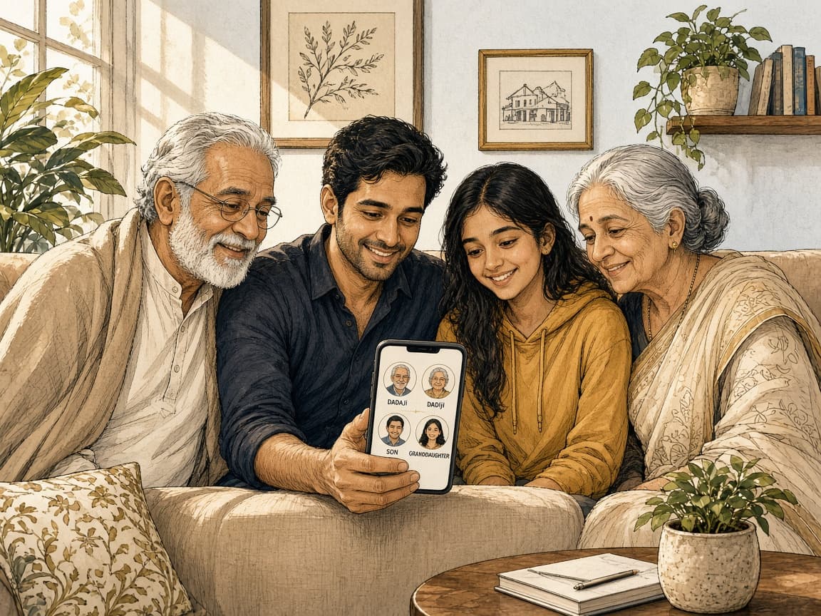 One dashboard for your whole family — secure OTP consent, shared health timeline, and private records on Aarogya360