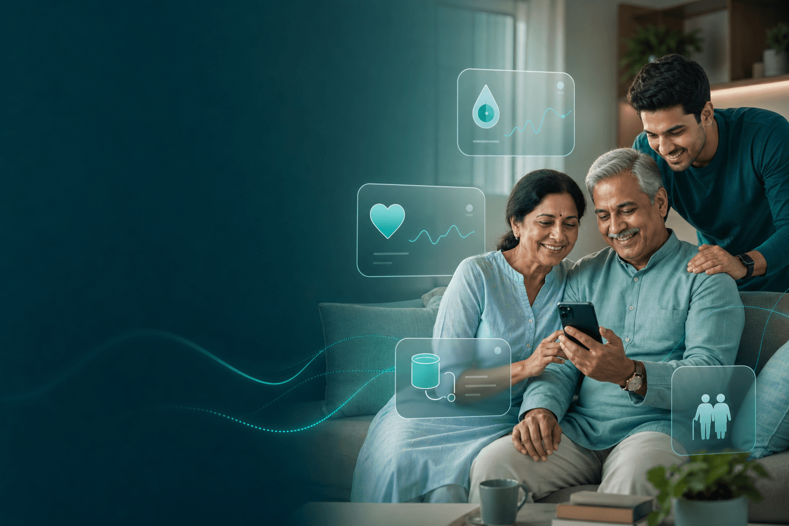Specialized Health Packages — Diabetes, BP, Heart, Senior with market device kits