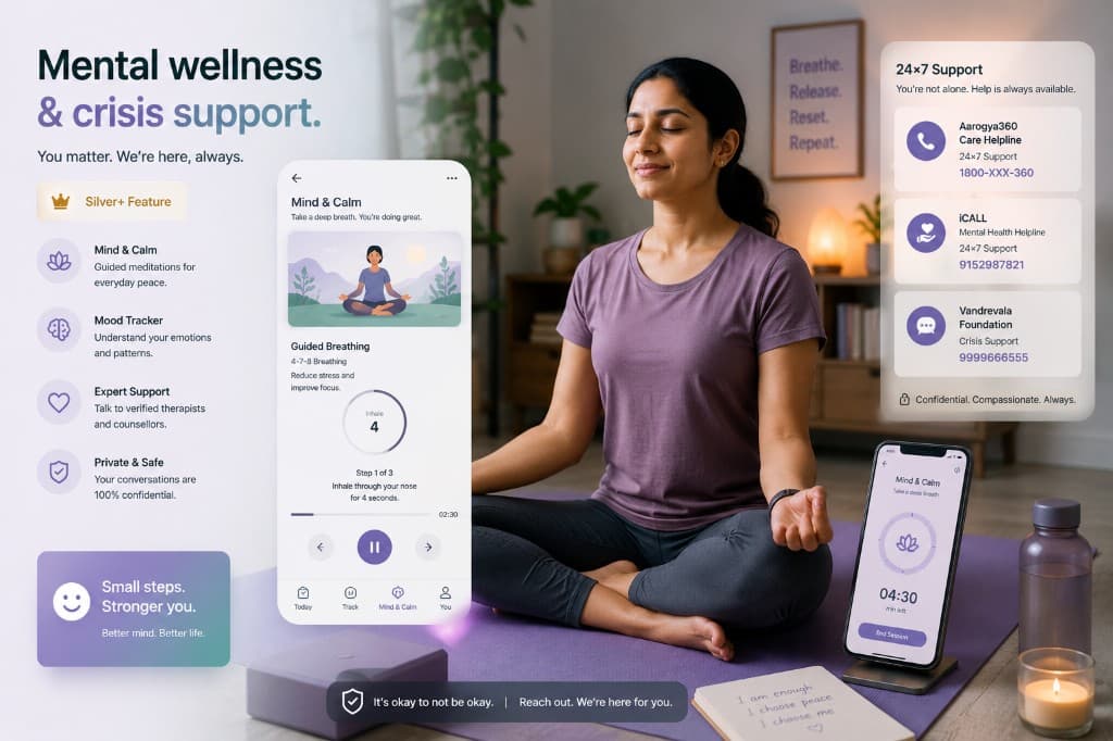 Mental wellness & crisis support